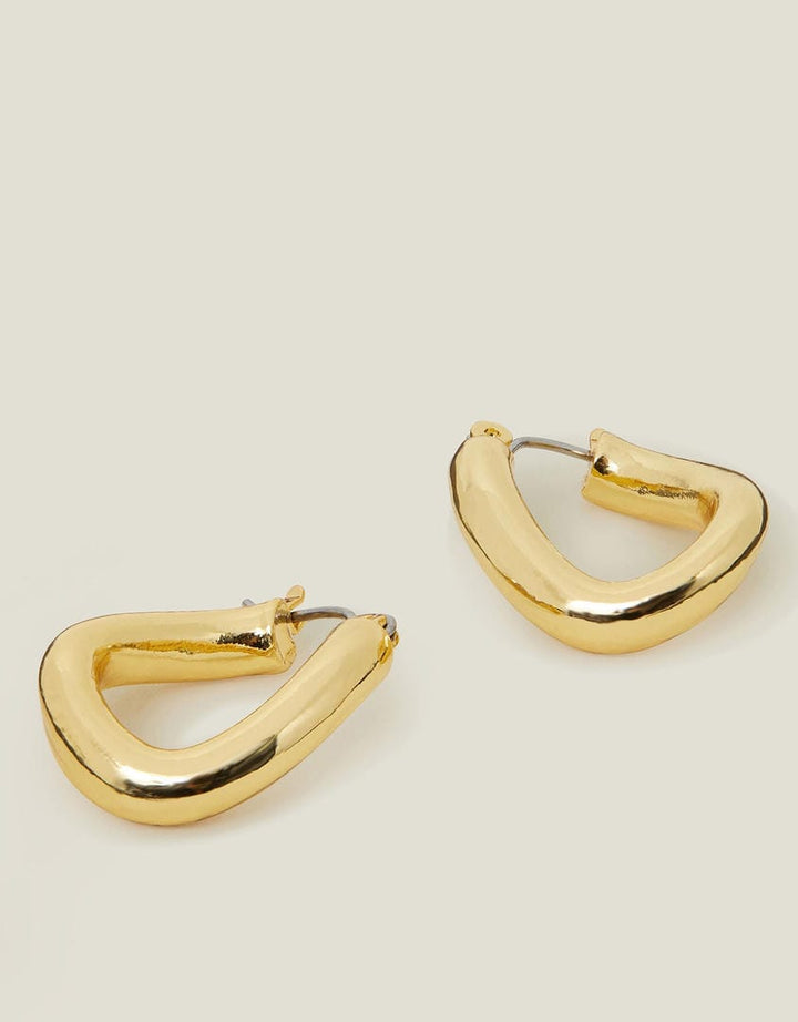Elegant Gold Tear Drop Earrings