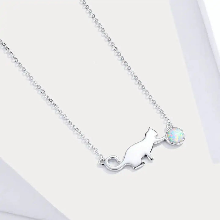 Vintage Kitty Necklace