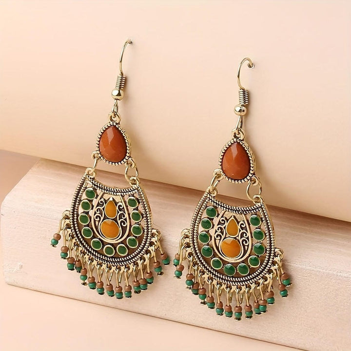 Autumn Earth Chandelier Earrings