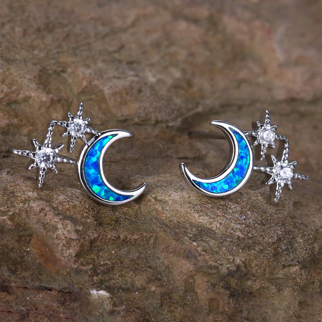 Moon and Stars Earrings