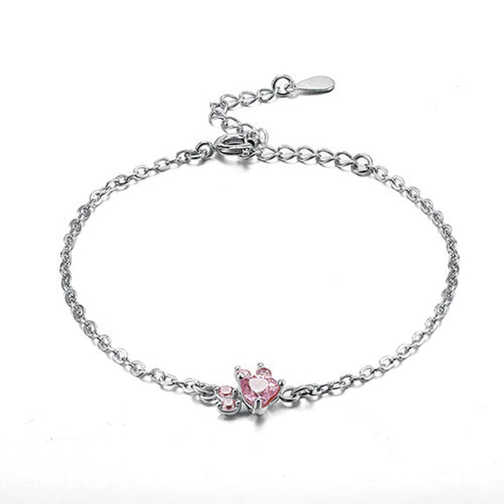 Paw Set 4 Pieces with Zirconia Heart