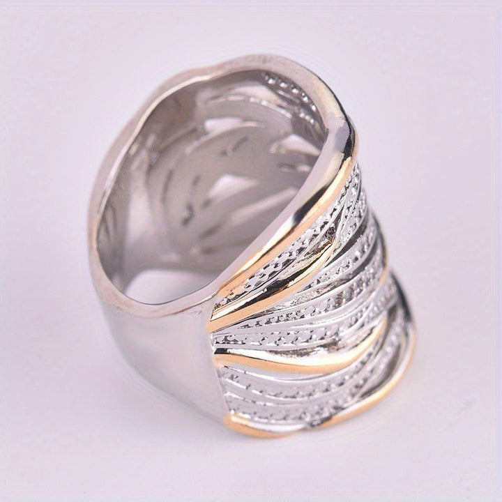 Creative Zirconia Wrapped Multi-Layer Ring