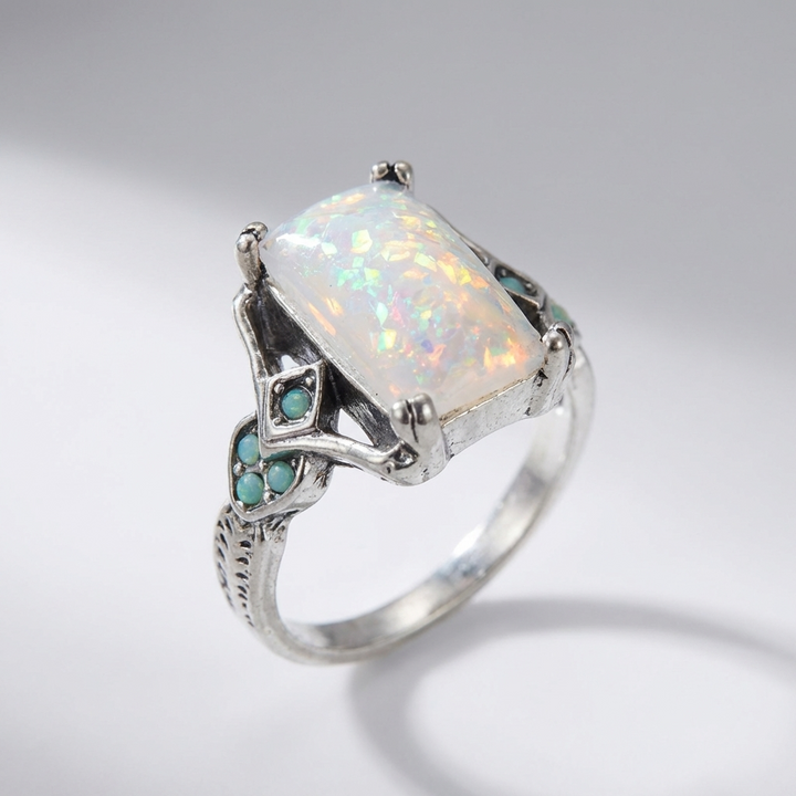 Aurora Radiant Opal Ring
