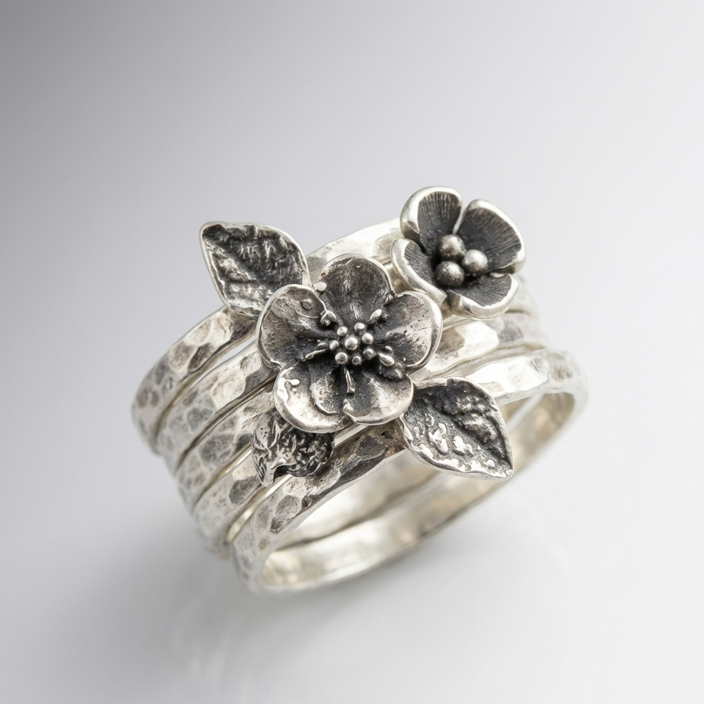 Vintage Garden Floral Ring
