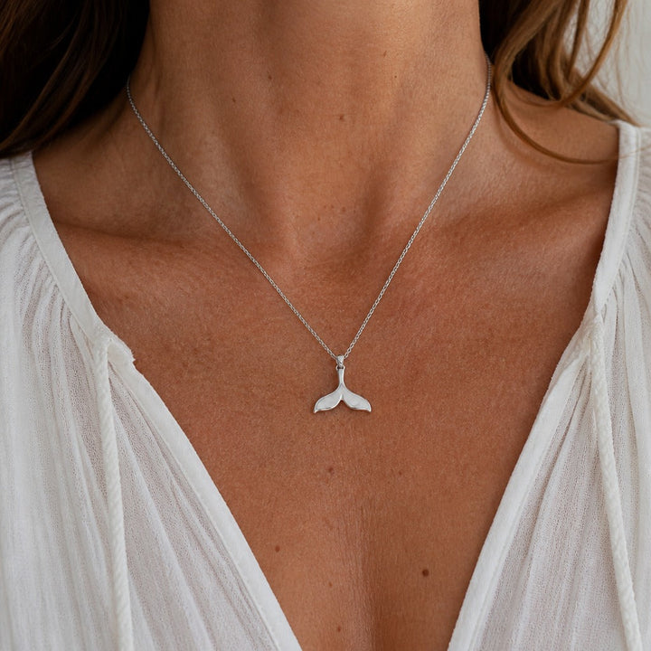 Elegant Whale Tail Necklace
