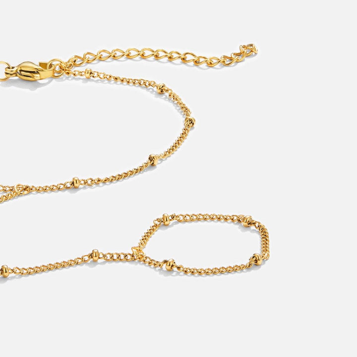 Gold Chic Hand Chain Bracelet