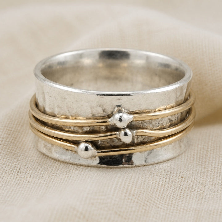 Dual Tone Spinner Ring