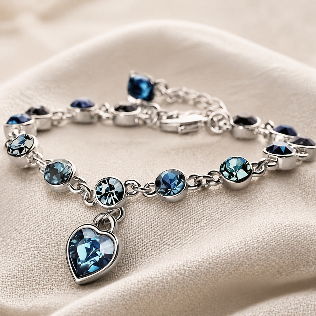 Chéri Sapphire Heart Bracelet