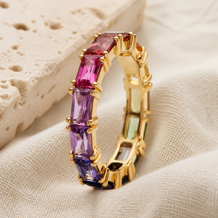 Couture Multicolour Cubic Zirconia Ring