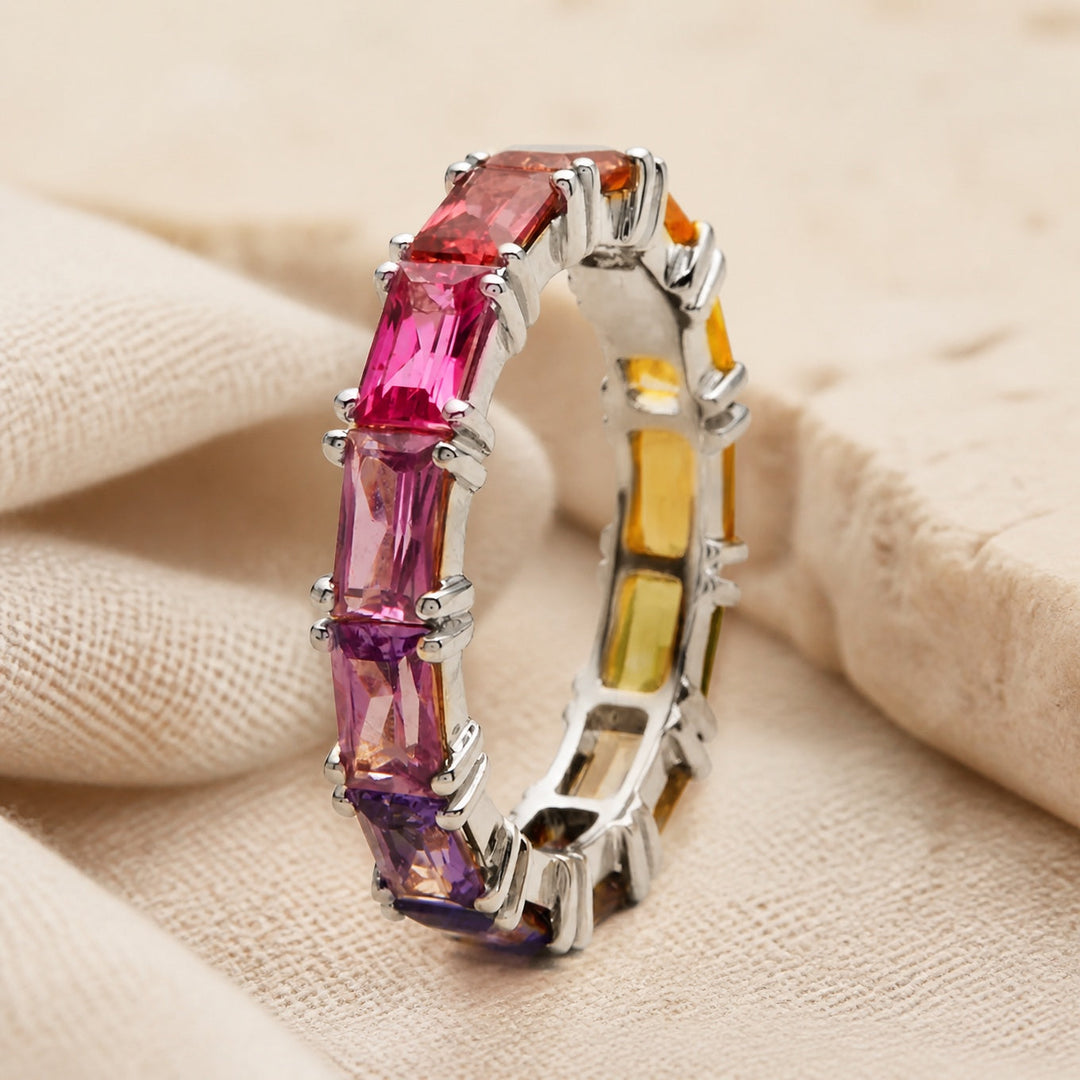 Couture Multicolour Cubic Zirconia Ring