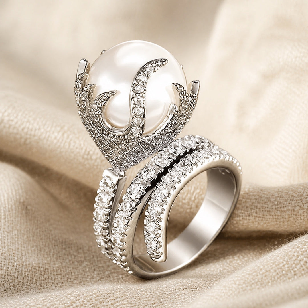 Vintage Imitation Pearl Ring