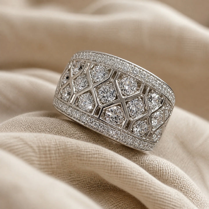 Exquisite Cubic Zirconia Statement Ring