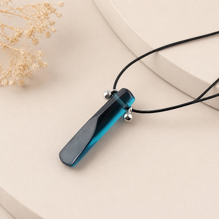 Minimalist Jade Point Pendant Necklace