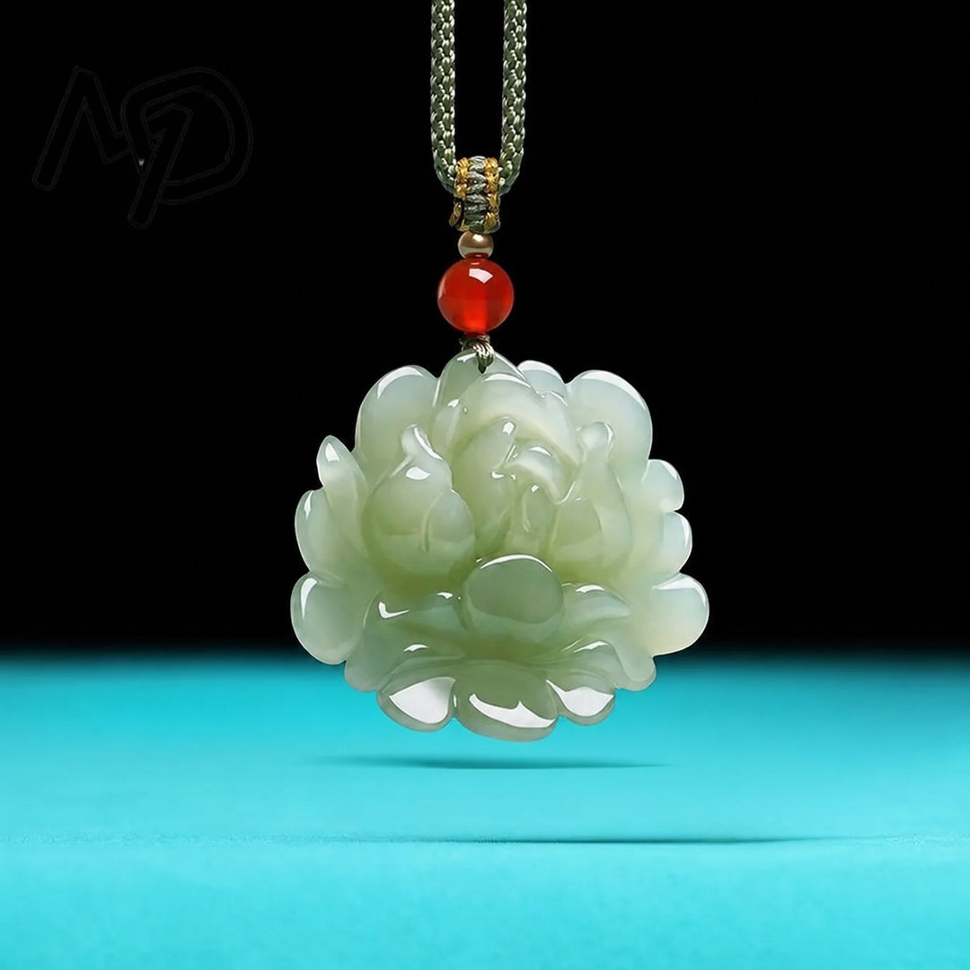 Lotus Flower Charm Necklace