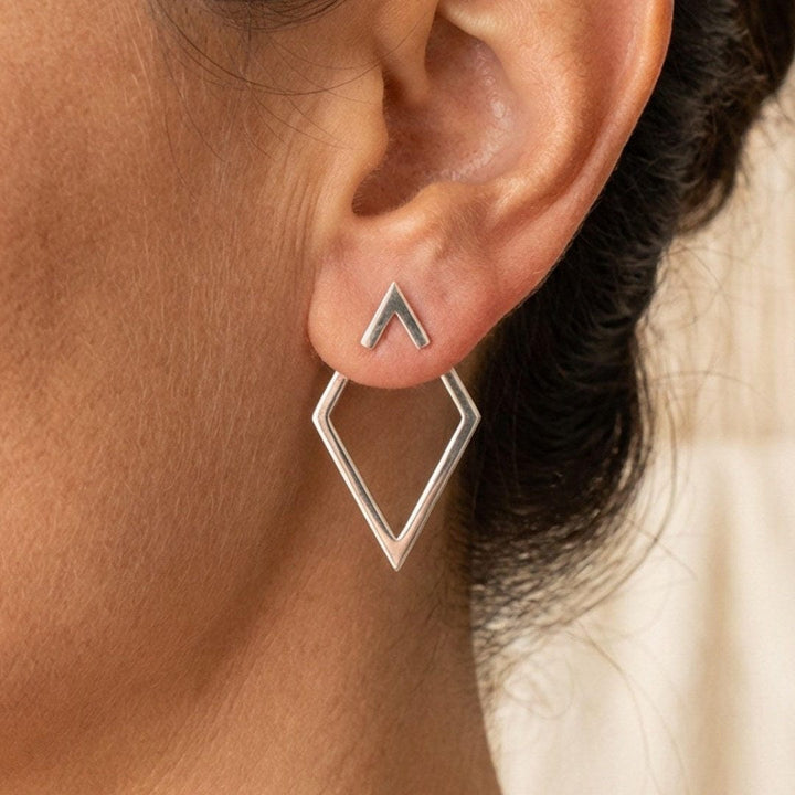 Bohemian Geometric Stud Earrings