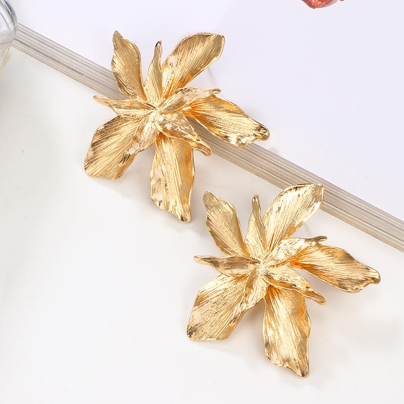 Radiant Floral Drop Earrings