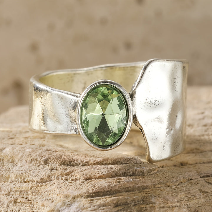 Radiant Pastoral Zirconia Ring