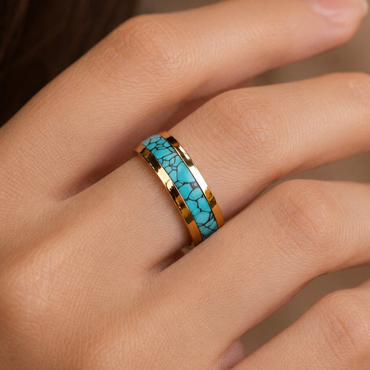 Elite Turquoise Band Ring