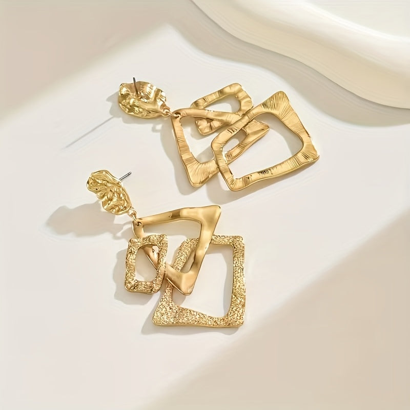 Radiant Geometric Drop Earrings