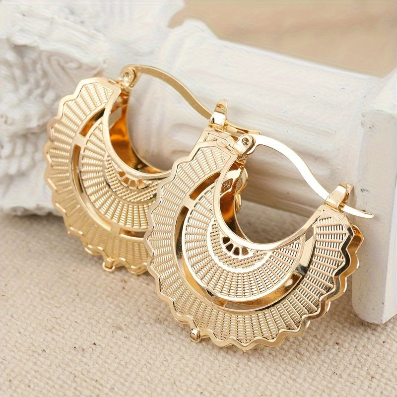 Timeless Gold Circle Earrings