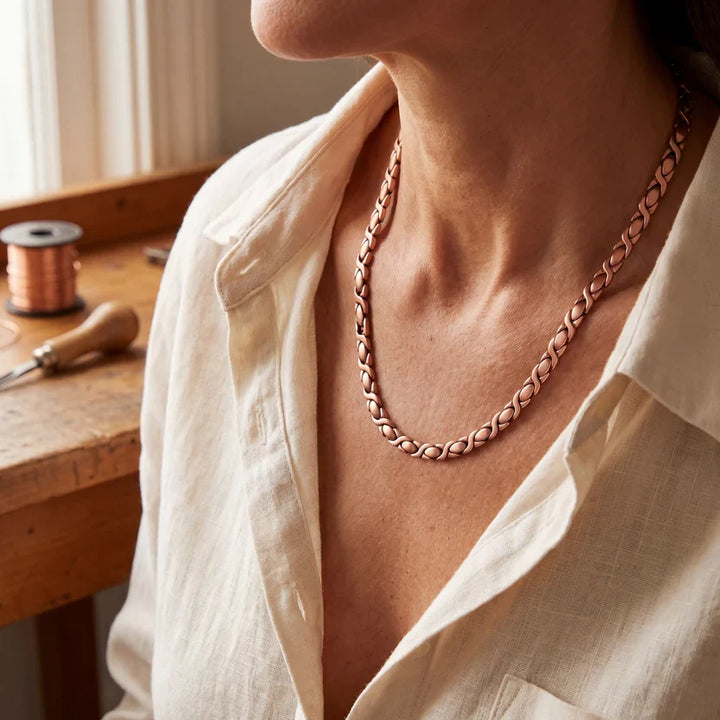 Ethereal Cedar Copper Necklace