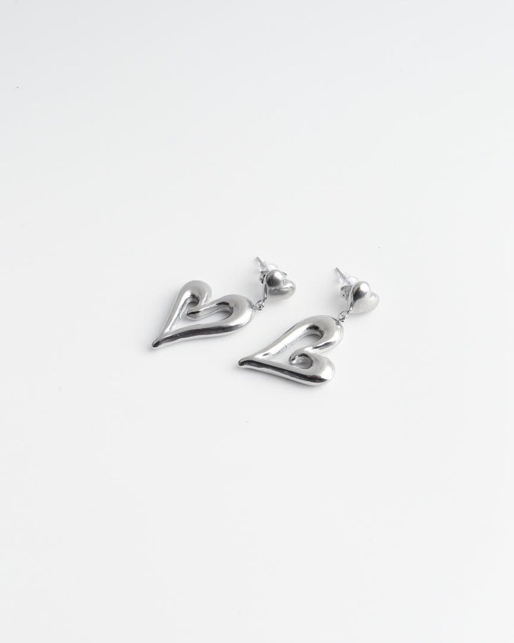 Chic Double Heart Studs
