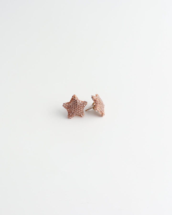 Pave Star Stud Earrings
