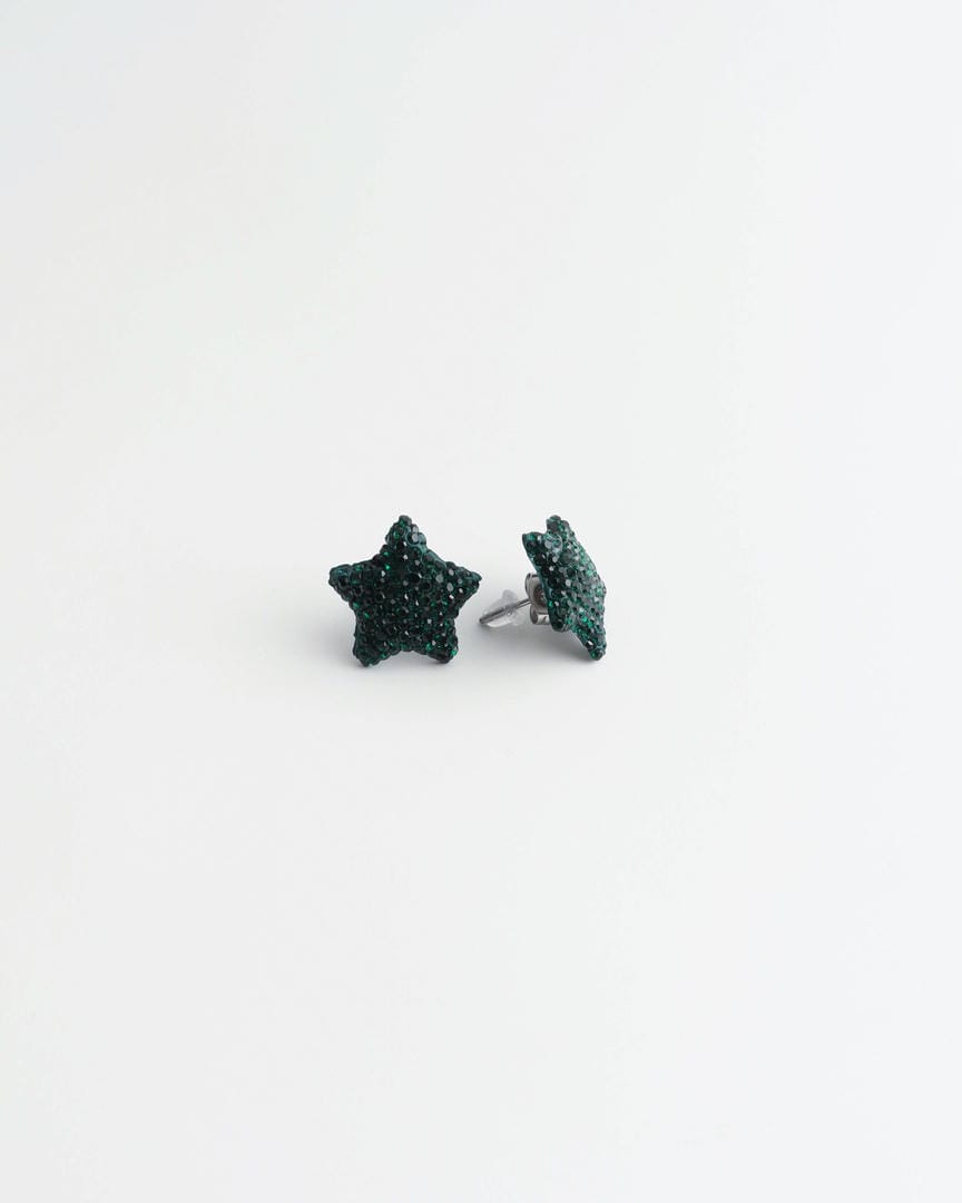 Pave Star Stud Earrings