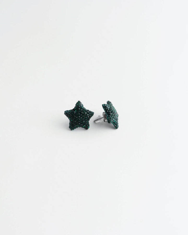 Pave Star Stud Earrings