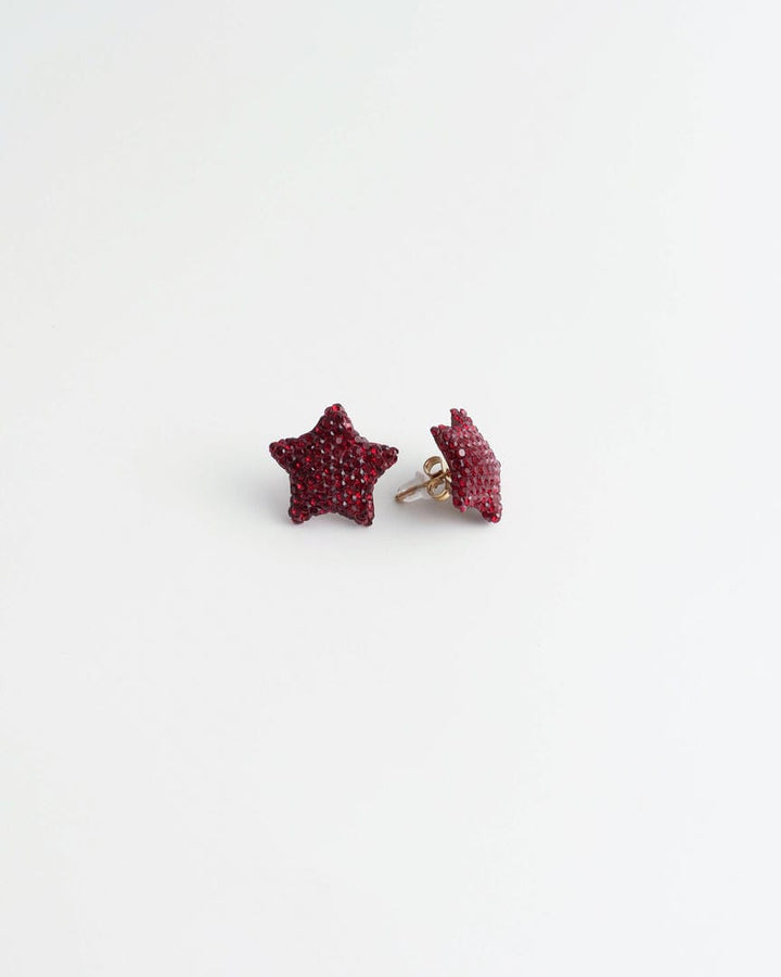 Pave Star Stud Earrings