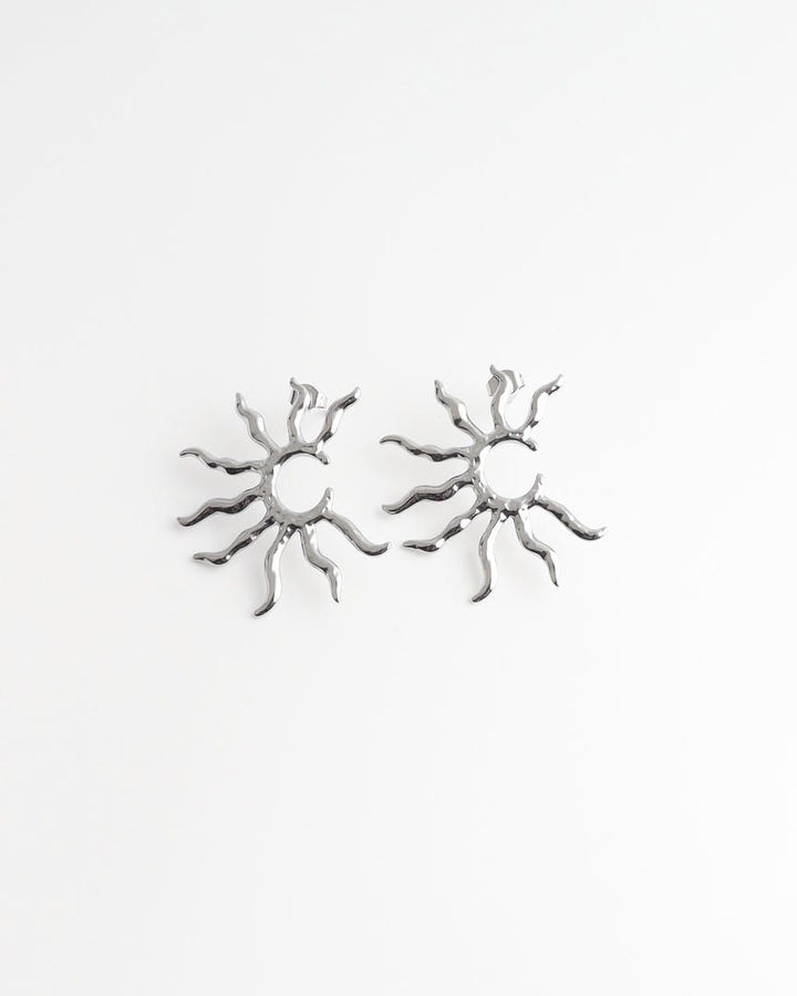 Sunburst Statement Stud Earrings