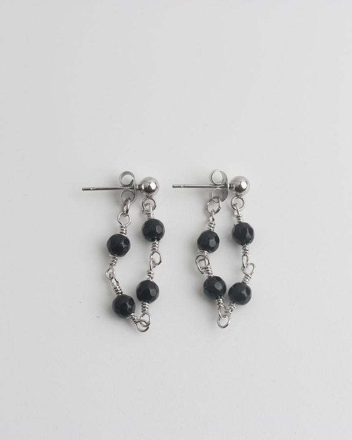 Lea Sleek Multiple Stone Stud Earrings