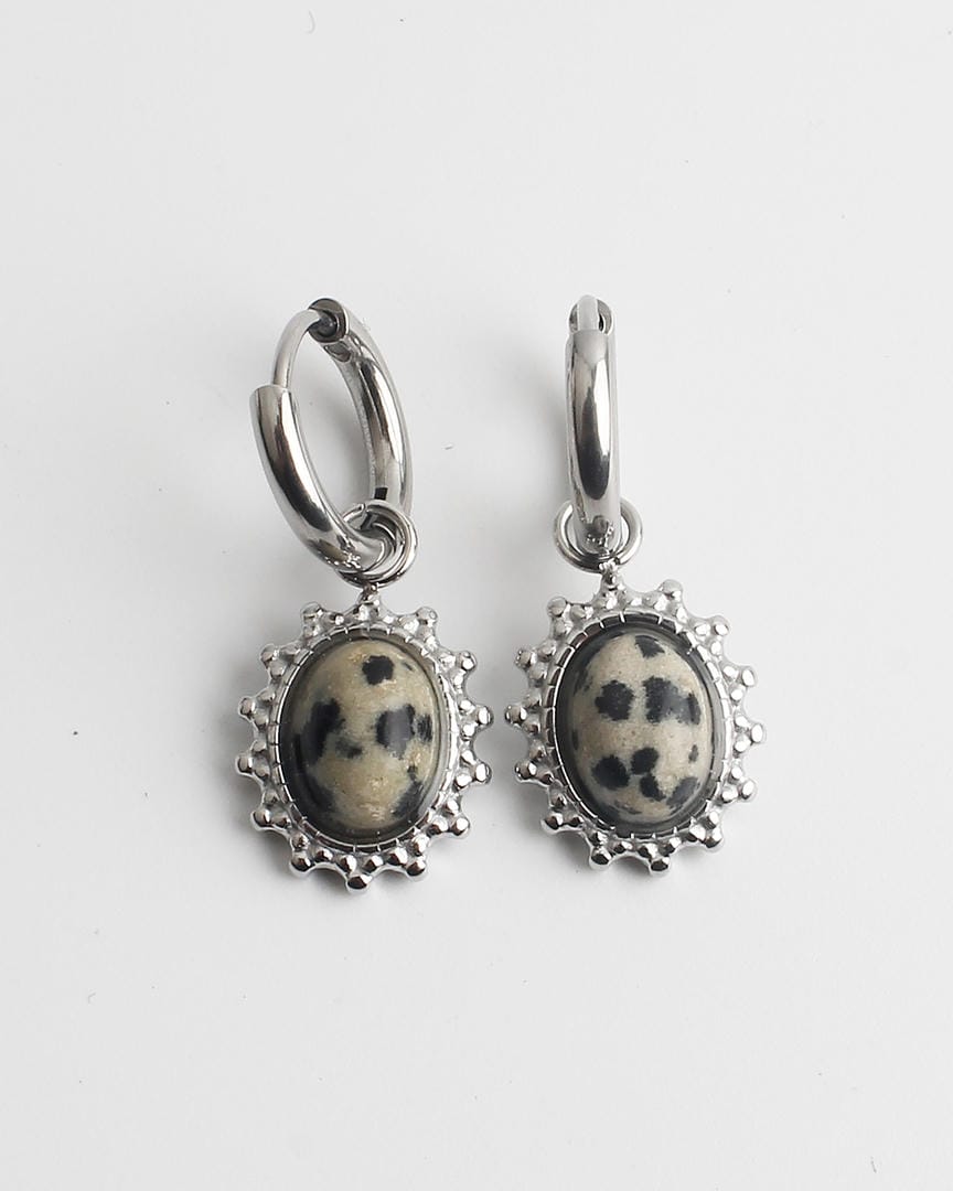 Jolie Earrings Natural Stone Stainless Steel