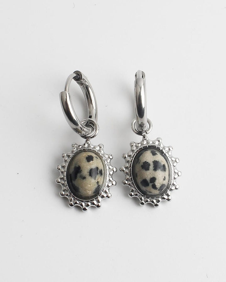 Jolie Earrings Natural Stone Stainless Steel