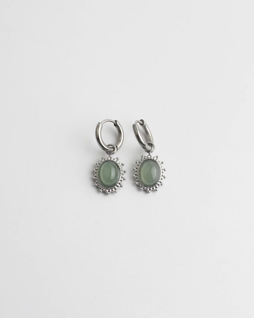 Jolie Earrings Natural Stone Stainless Steel