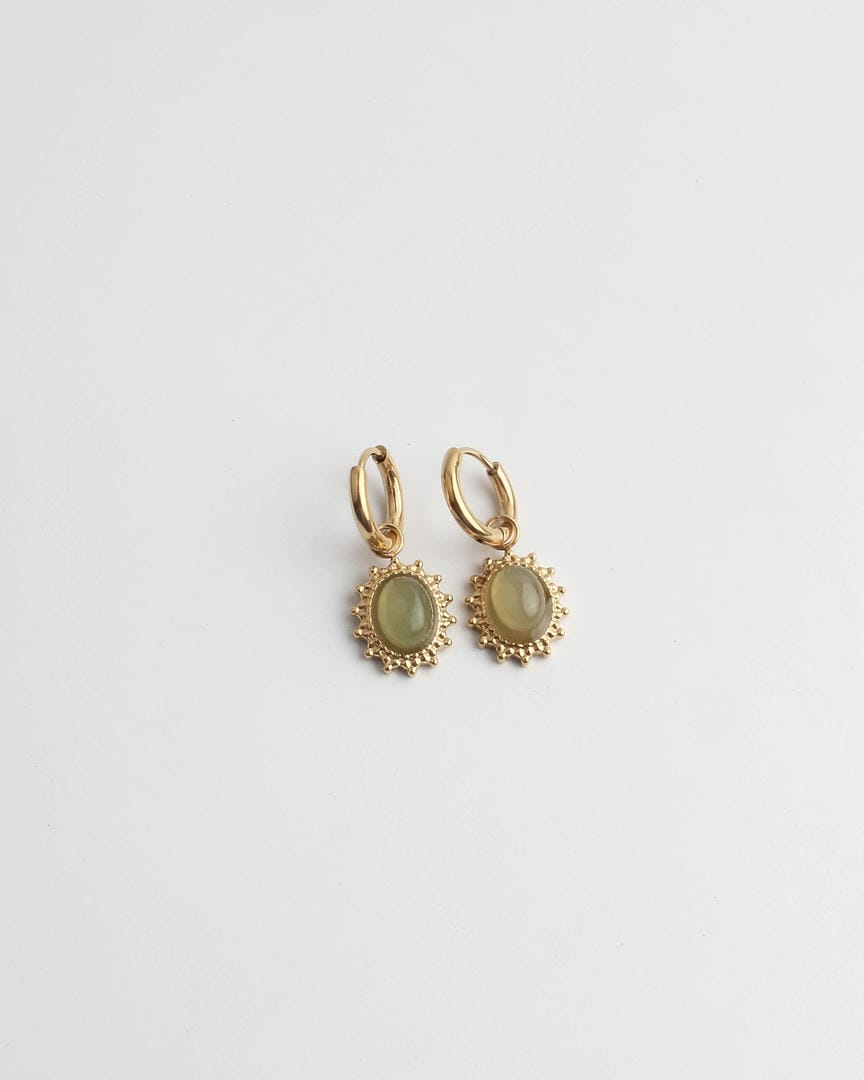 Jolie Earrings Natural Stone Stainless Steel
