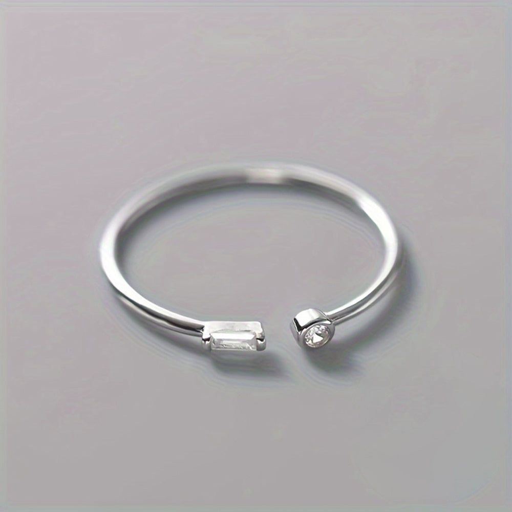 Minimalist Zirconia Band Ring