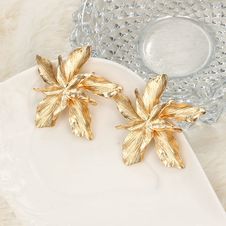 Radiant Floral Drop Earrings