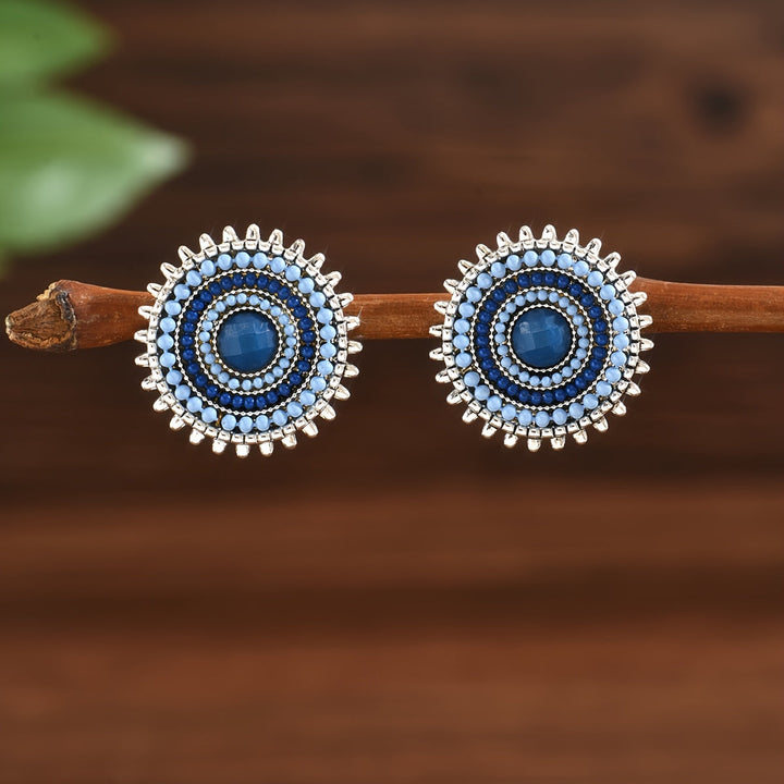 Bohemian Retro Donut Round Earrings