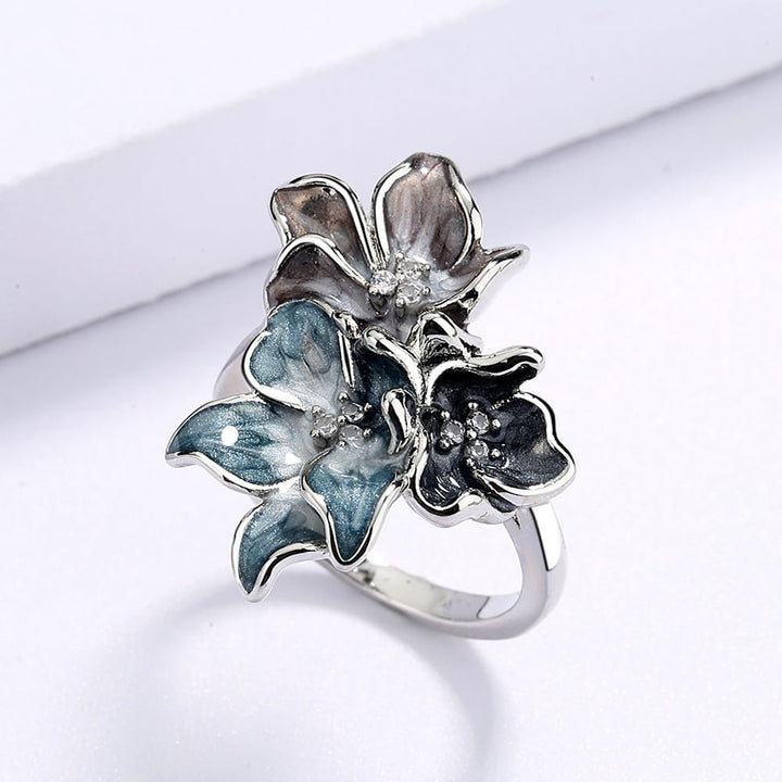 Moonlit Garden Bloom Ring