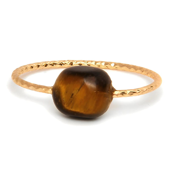 Thin Ring with colourful Stones