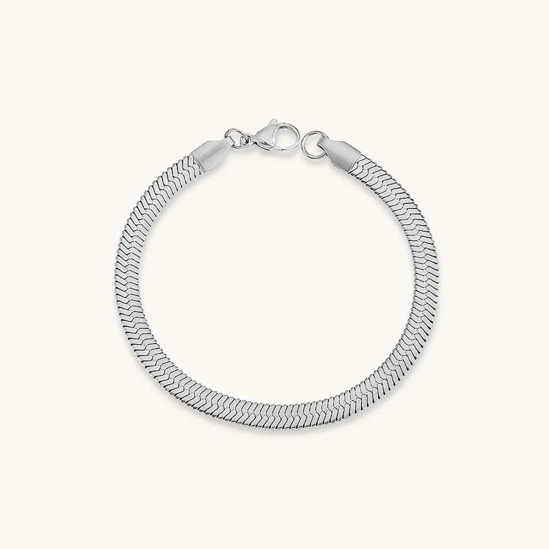 Lustrous Vida Herringbone Wristpiece