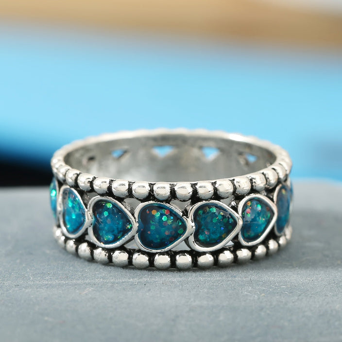 Radiant Love Crystal Fashion Ring