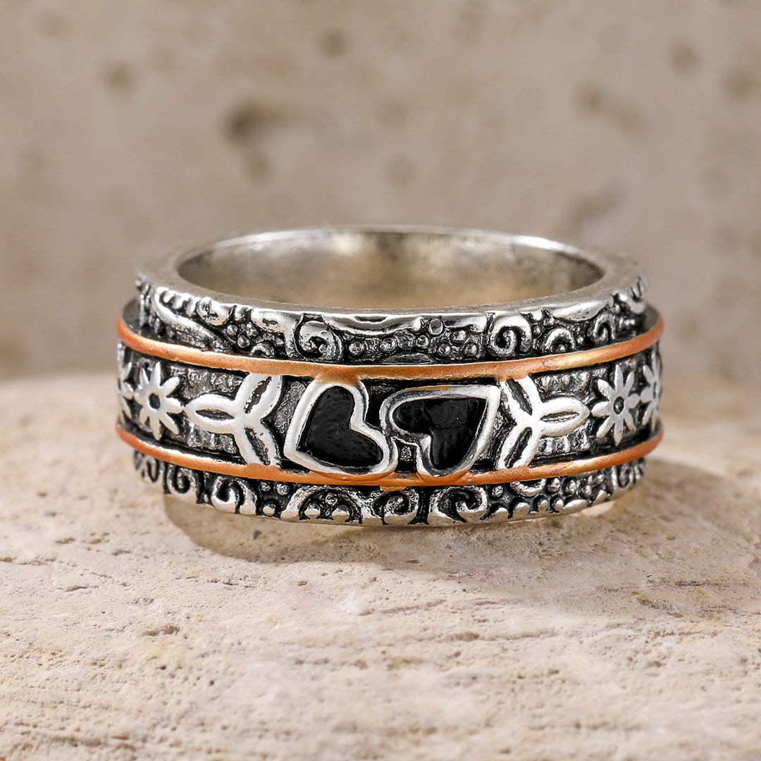 Engraved Silver Heritage Ring