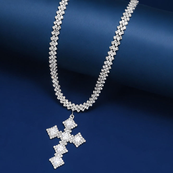 Luxury Zirconia Cross Necklace