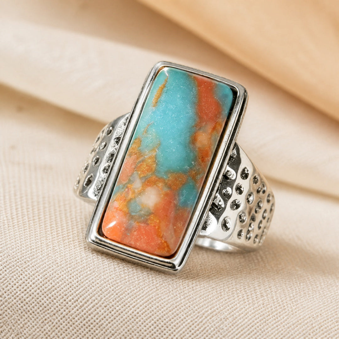 Vintage Turquoise Silver Ring