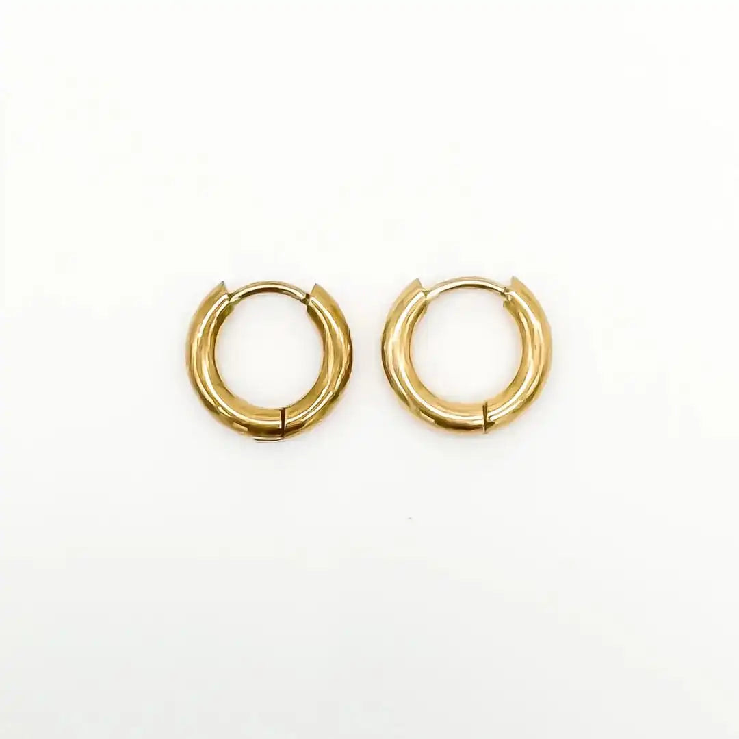 Sleek Huggie Hoop Earrings