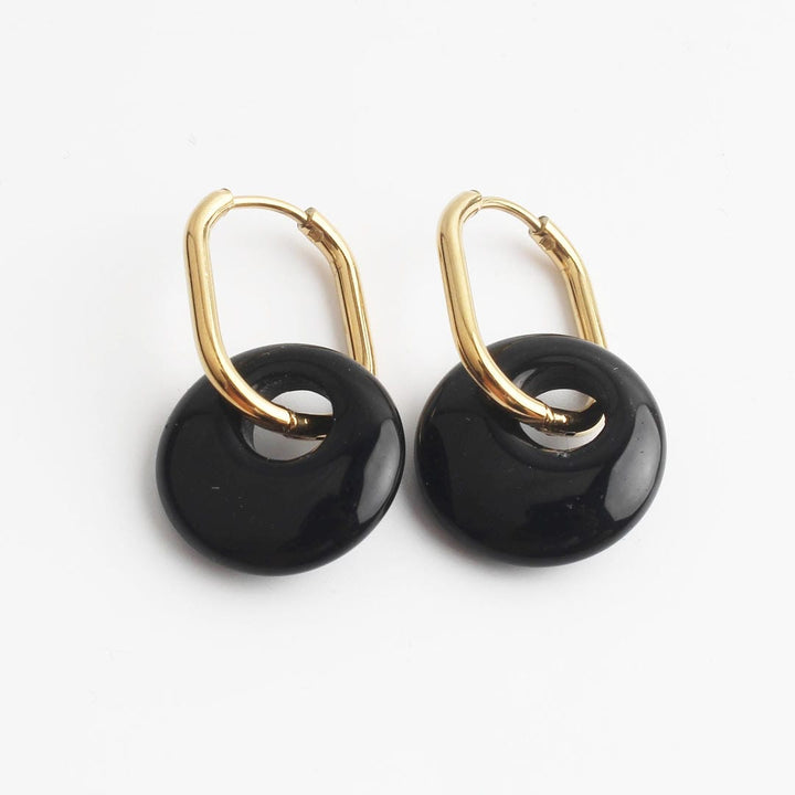 Tirza Earrings Natural Stone