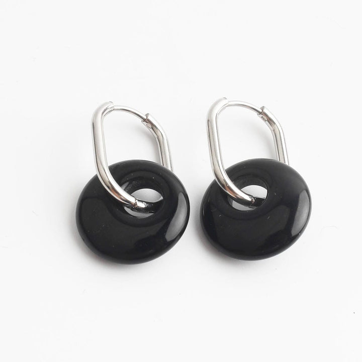 Tirza Earrings Natural Stone