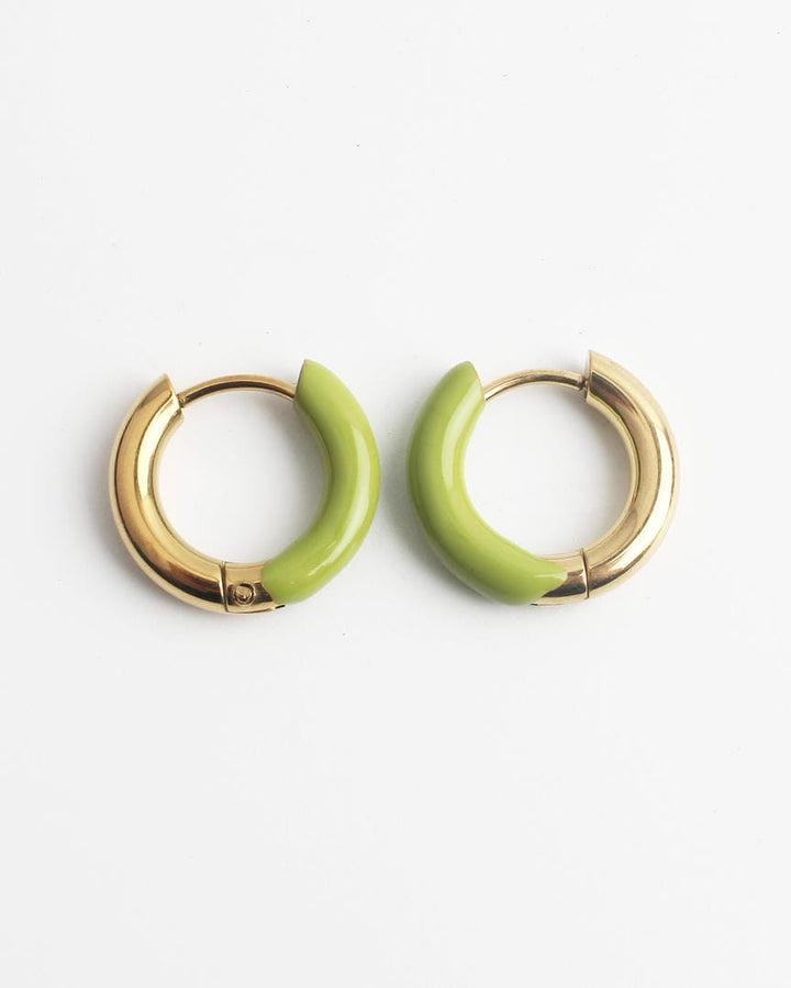 Happy colourful Hoop Earrings